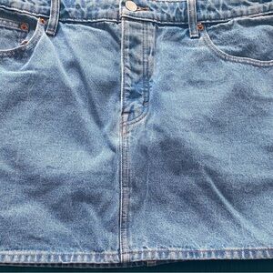 Universal Thread Sky Blue Denim Mini Skirt